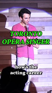 107K views · 3.2K reactions | I’m one step closer to being a musical act #toronto #canada #opera #operasinger #singer #standup #standupcomedy #comedy #funny #joke #jokes | Gianmarco Soresi | Facebook