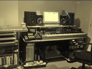 MY STUDIO SETUP. MPC 2500,PROTOOLS, DIGI 002 RACK,M-AUDIO KEYBOARD,KORG TRITON