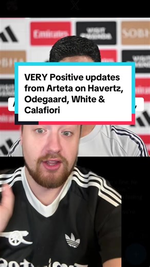 Positive Updates from Arteta on Key Arsenal Players