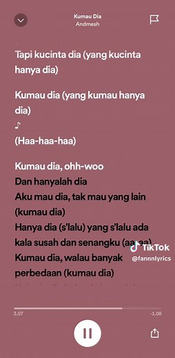 Kumau Dia - Andmesh #spotify #music #playlist #fulllyrics #foryou #fypシ