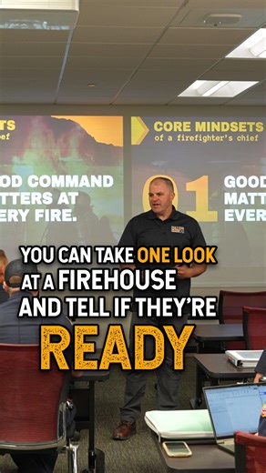 What is ACCEPTED in the firehouse is what can be EXPECTED on the fireground. 🚒 A guy may be a piece of $hit around the firehouse and be great on the fireground - but it's unlikely. And someone may be a rockstar on the fires but lazy around the firehouse - but it's unlikely. 👉🏻 Great firefighters are great ALL THE TIME and put their heart and effort into whatever they're doing, whether that's mopping a floor or forcing a door. Firefighters who show pride in their job and attention to detail in