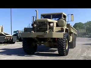 M814 5 Ton 6x6 Military Cargo Truck