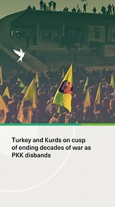 The Kurdistan Workers Party (PKK) militant group, which has been locked in bloody conflict with the Turkish state for more than four decades, announced it will dissolve organizational structure and end its armed struggle. The PKK's decision could boost NATO member Turkey's political and economic stability and encourage moves to ease tensions in neighboring Iraq and in Syria, where Kurdish forces are allied with US forces. | The New Arab