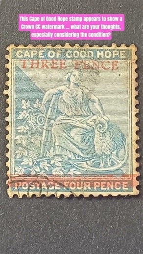 Crown CC on a Cape of Good Hope Stamp? 👀” | Stamp Log #2