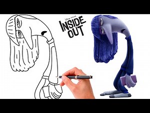 How To Draw ENNUI From INSIDE OUT 2 | EASY DISNEY DRAWING