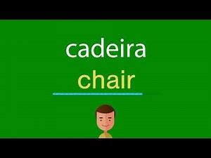 Como dizer cadeira em inglês