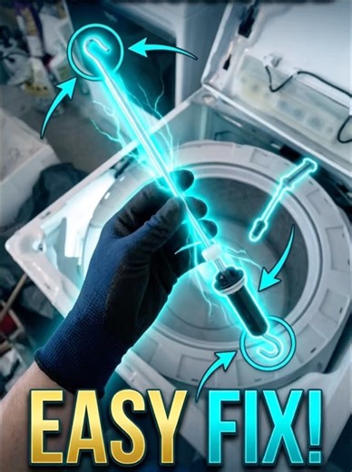 Whirlpool Washer Shaking & Banging? Suspension Replacement Easy Fix! #appliancerepair #washerrepair