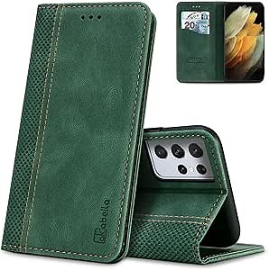 Mobile Phone Case for Xiaomi Redmi Note 12 Pro Plus Case Protective PU Leather Flip Case Stand Wallet Folding Case Bag Case with [Card Slot] [Stand Function] [Magnetic] Green