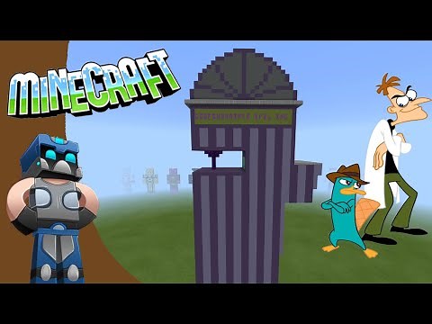 Minecraft: Como hacer Edificio Doofenshmirtz Tutorial