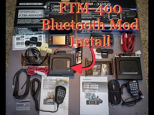 Yaesu FTM 400 Bluetooth Install for proper comparison between the FTM400 and FTM300