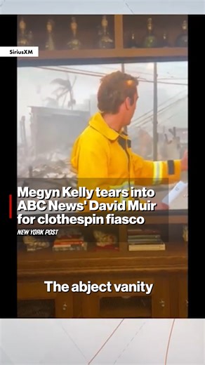 Megyn Kelly blasted ABC’s “World News Tonight” anchor David Muir for “wearing a fake fireman’s jacket” while doing an on-location report from devastated areas in Southern California. | New York Post
