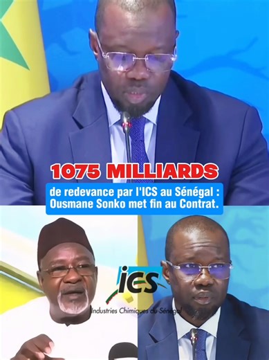 Scandale financier aux ICS : Ousmane Sonko dévoile 1.075 milliards FCFA