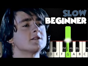 Somewhere Only We Know - Keane | SLOW BEGINNER PIANO TUTORIAL + SHEET MUSIC by Betacustic