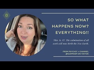 PSYCHIC TELLS ALL: What comes next?? The regime implodes, and the New Earth begins
