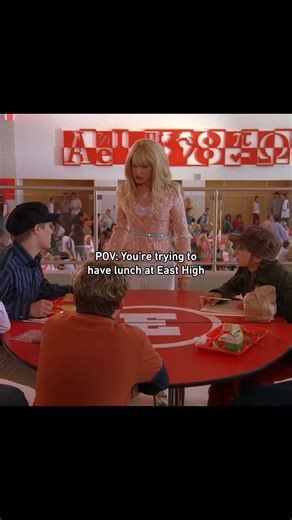 POV: You’re trying to have lunch at East High 🎥: High School Musical | high school musical
