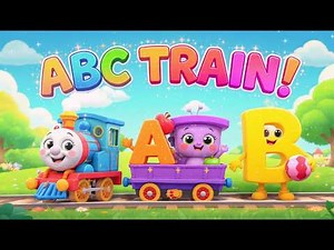 ABC Song with Train Compilation 1| Alphabet Train A to Z | Nursery #abcdsong #abcdrhymesforkids