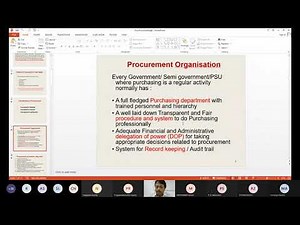 Procurement Procedure in Government