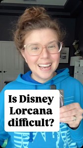 40 reactions | Is Disney Lorcana difficult? You might wonder if this...