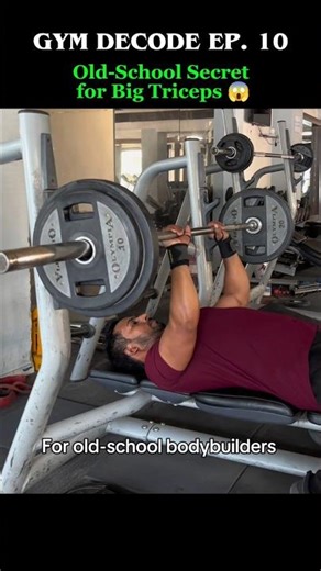 How to Build Massive Triceps Fast💪 #benchpress #shorts