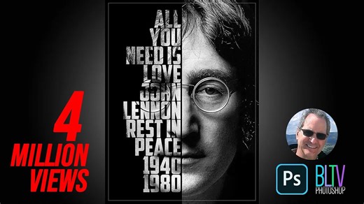 Photoshop tutorial: How to create a powerful, text portrait poster