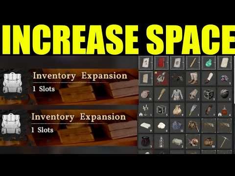 Crimson desert - how to increase inventory space (tips & tricks)