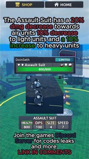 Armament Forge + Assault Suit showcase #roblox #military #militarytycoon #robloxfyp #fyp