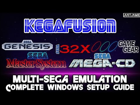 Kega Fusion ☆ Sega Multi-Emulator Full Setup Guide #kegafusion #sega #emulator