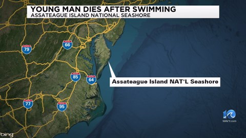 Swimmer dies at Assateague Island National Seashore away from lifeguard zone