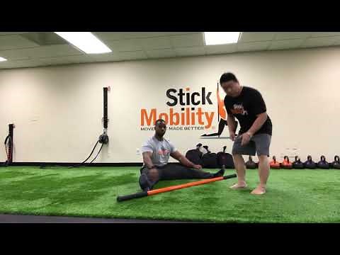 Stick Mobility | Hip Exercise - Straddle Stretch | 1 Long