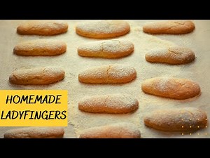 Easy Homemade Ladyfingers Biscuits For Tiramisu or Trifle