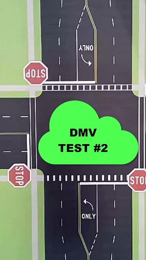 DMV Test 2 - Four-Way Stop Guide