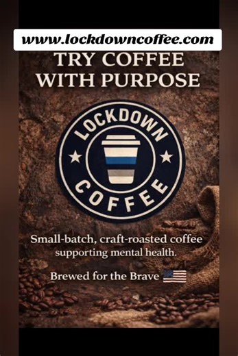 Craft-roasted, small-batch coffee — never mass-produced. Built with intention for those who show up every day. ☕ Brewed for the Brave 🤍 Every cup supports mental health matters. #LockdownCoffee #FirstResponders #MentalHealthAwareness #traumasurvivorsfoundation #LawEnforcement
