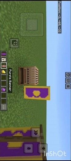 How to make the letter D on a minecraft banner! #minecraftbanner #minecrafttutorial
