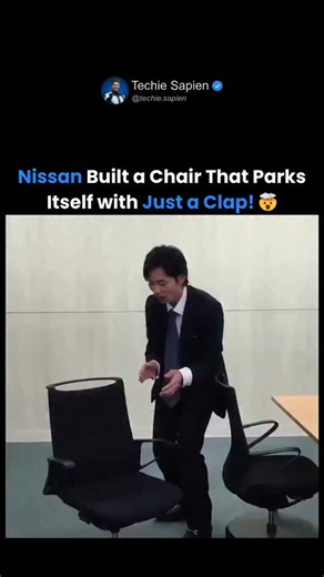 4K views | This Smart Chair from Nissan Can Park Itself — No Hands...
