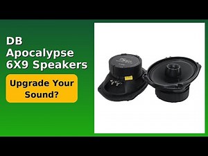 REVIEW (2026): DB Apocalypse 6X9 Speakers. Features.
