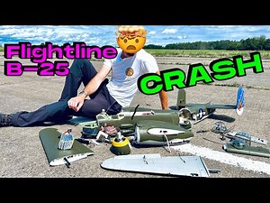 CRASH MAIDEN 😭 • NEW Flightline B-25J Mitchell • (English/Français 4K)
