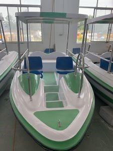 [Hot Item] LED Light Fiberglass Electric Boat