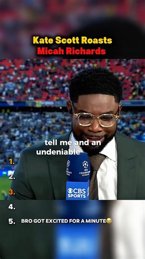Kate Scott Roasts Micah Richards #footballrankings