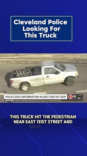 Cleveland Police asking for help identifying a suspect in a hit-and-run incident