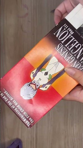 Evangelion vintage vhs #evangelion #neongenesisevangelion #kaworunagisa #reiayanami #unboxing