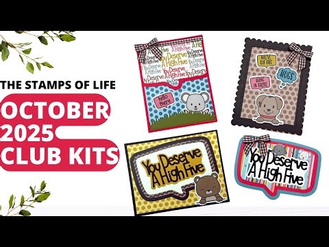 The Stamps of Life October 2025 Club Kits | Peeking Critters