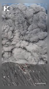 11K views · 2.5K reactions | Unauthorised climbers risk lives during Mount Dukono eruption in Indonesia. #nature #volcano #mountaineering #HKeye | HKeye | Facebook