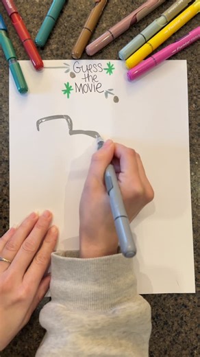 Erin | Doodle Queen & Family Game Fun on Instagram: "ASMR Guess the movie!? How fast did you guess the movie!? #asmr #asmrsounds #satisfying #drawing"