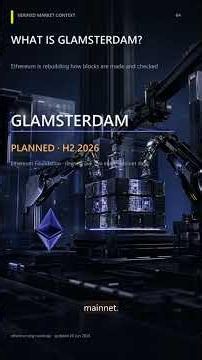 ETH Beat Bitcoin. Did Glamsterdam Help?