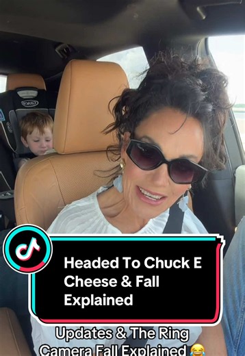 Hey y’all! ❤️ We’ve loaded up these grandbabies and headed to Chuck E. Cheese today to help them burn off some energy while Emily-Anne and Tyler are off living their best life in Key West on their honeymoon. Also, can we discuss my heathen son Hunter for a minute? 😂 For everybody who saw the Ring camera video he posted of me falling up the back porch steps, first of all… that happened over a year ago. Second of all… he never even warned me he was fixing to put it on the internet for the whole w