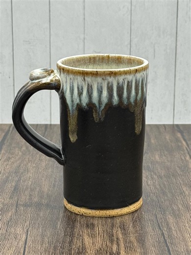 Handmade Espresso Cup, Stoneware Pottery, Espresso Mug, Carved and Slip Designs, Drippy Glaze, 7oz - Etsy