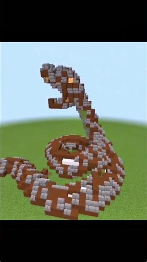 Snake build minecraft #viralboy