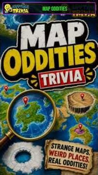 Map Oddities Trivia #Shorts