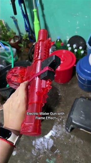 Electric Water Gun with Flame Effect
