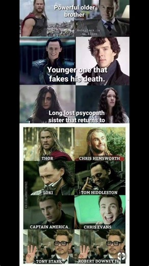 Marvel Siblings Be Like 😂 | Thor vs Loki Meme